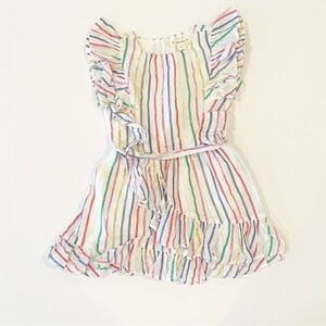 Crewcuts 2T ruffle faux-wrap dress